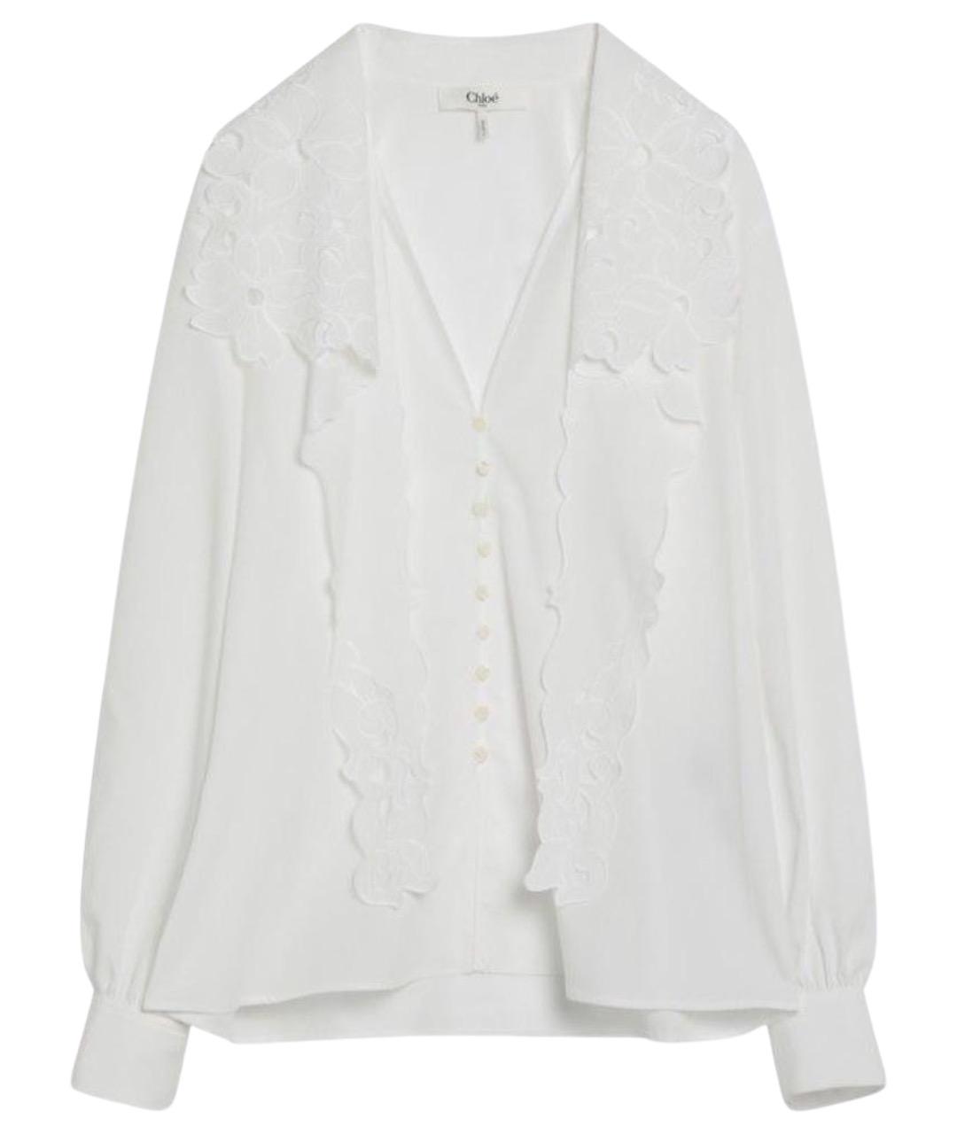 CHLOE Белая хлопковая рубашка, фото 1