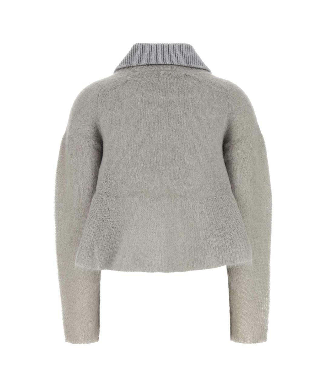 LOEWE Серый шерстяной джемпер / свитер, фото 2