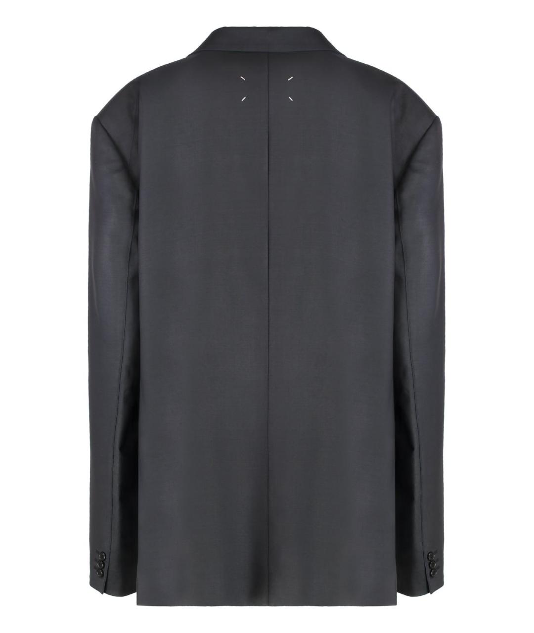 MAISON MARGIELA Черный шерстяной жакет/пиджак, фото 2