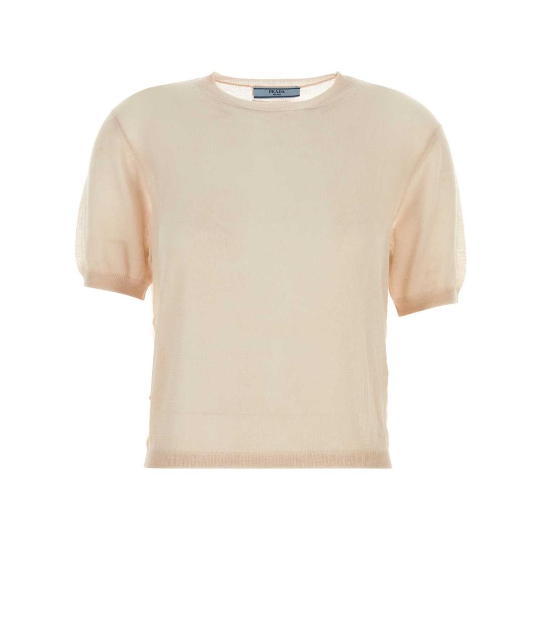 PRADA Розовый кашемировый джемпер / свитер, фото 1