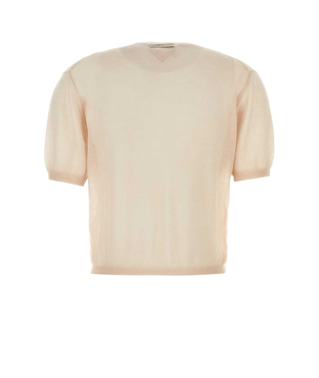 PRADA Розовый кашемировый джемпер / свитер, фото 2