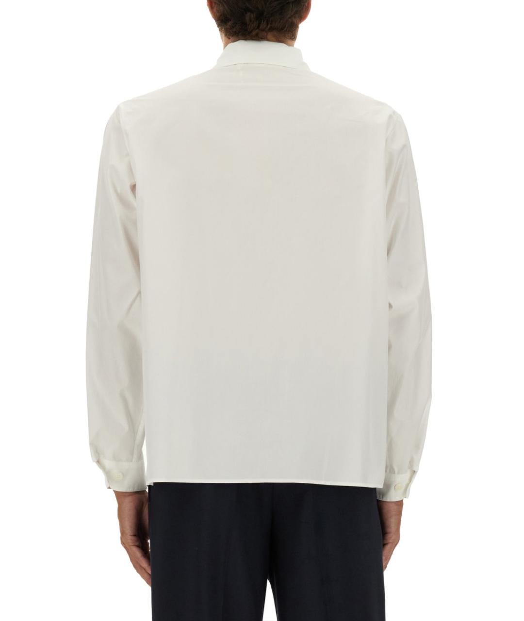 MARNI Белая хлопковая кэжуал рубашка, фото 3