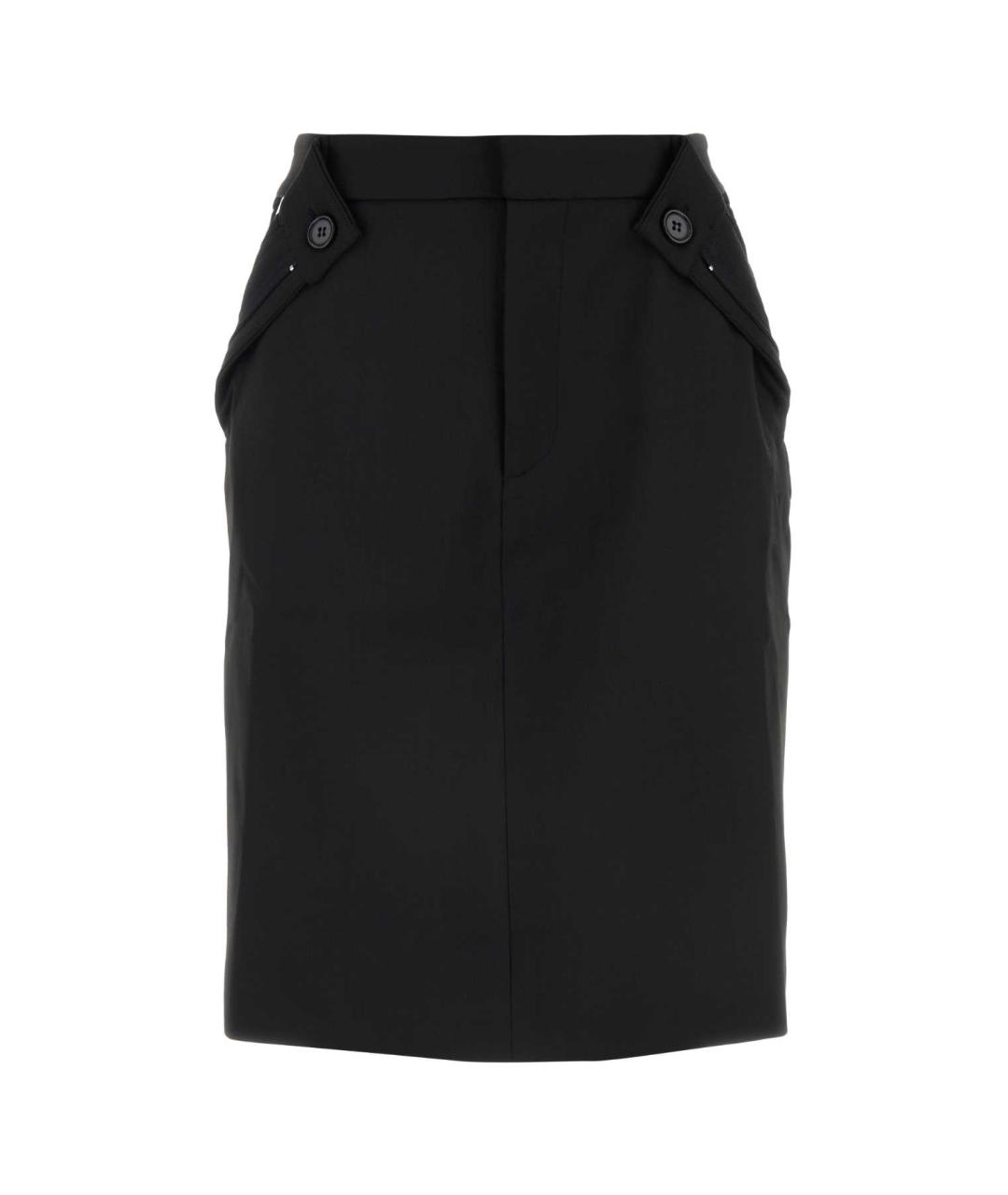 COPERNI Черная полиэстеровая юбка миди, фото 1