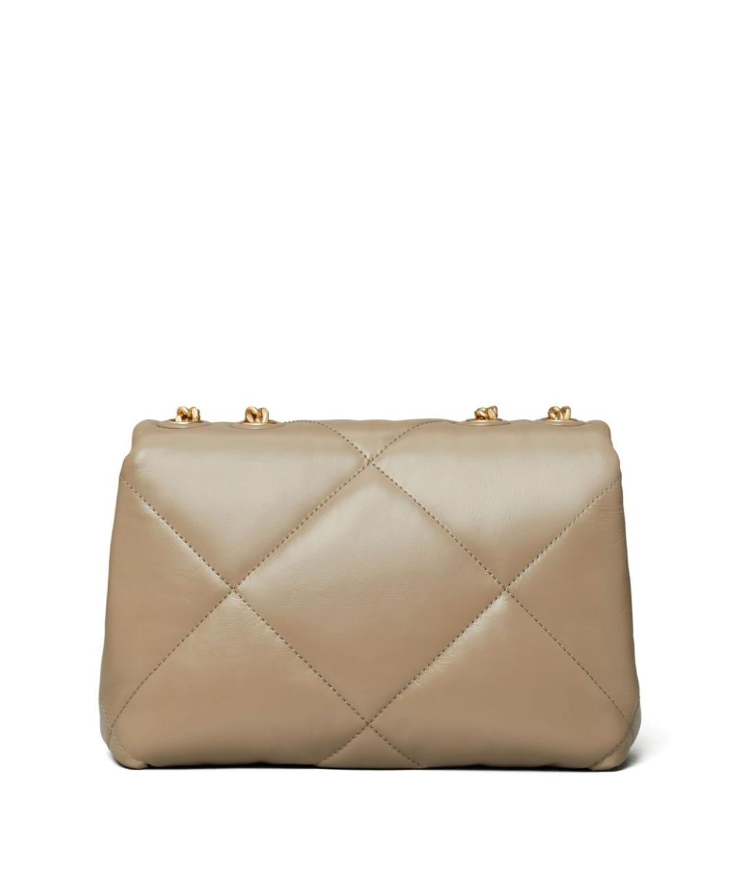 TORY BURCH Бежевая сумка через плечо из искусственной кожи, фото 2