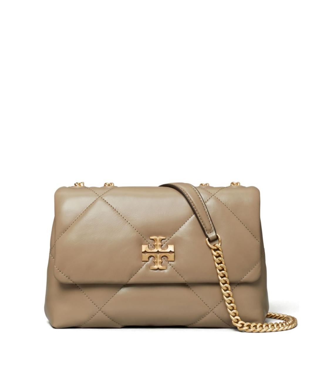 TORY BURCH Бежевая сумка через плечо из искусственной кожи, фото 1