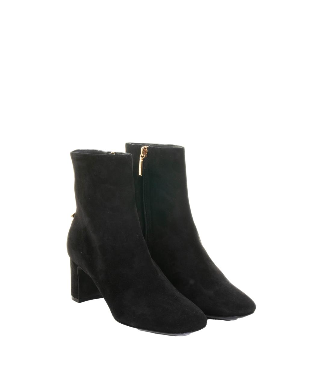 DOLCE&GABBANA Черные замшевые ботильоны, фото 3