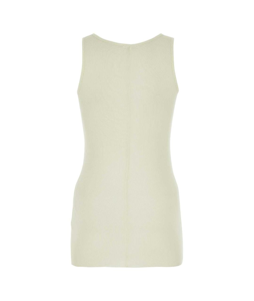 Ami Paris Бежевая вискозная майка, фото 2