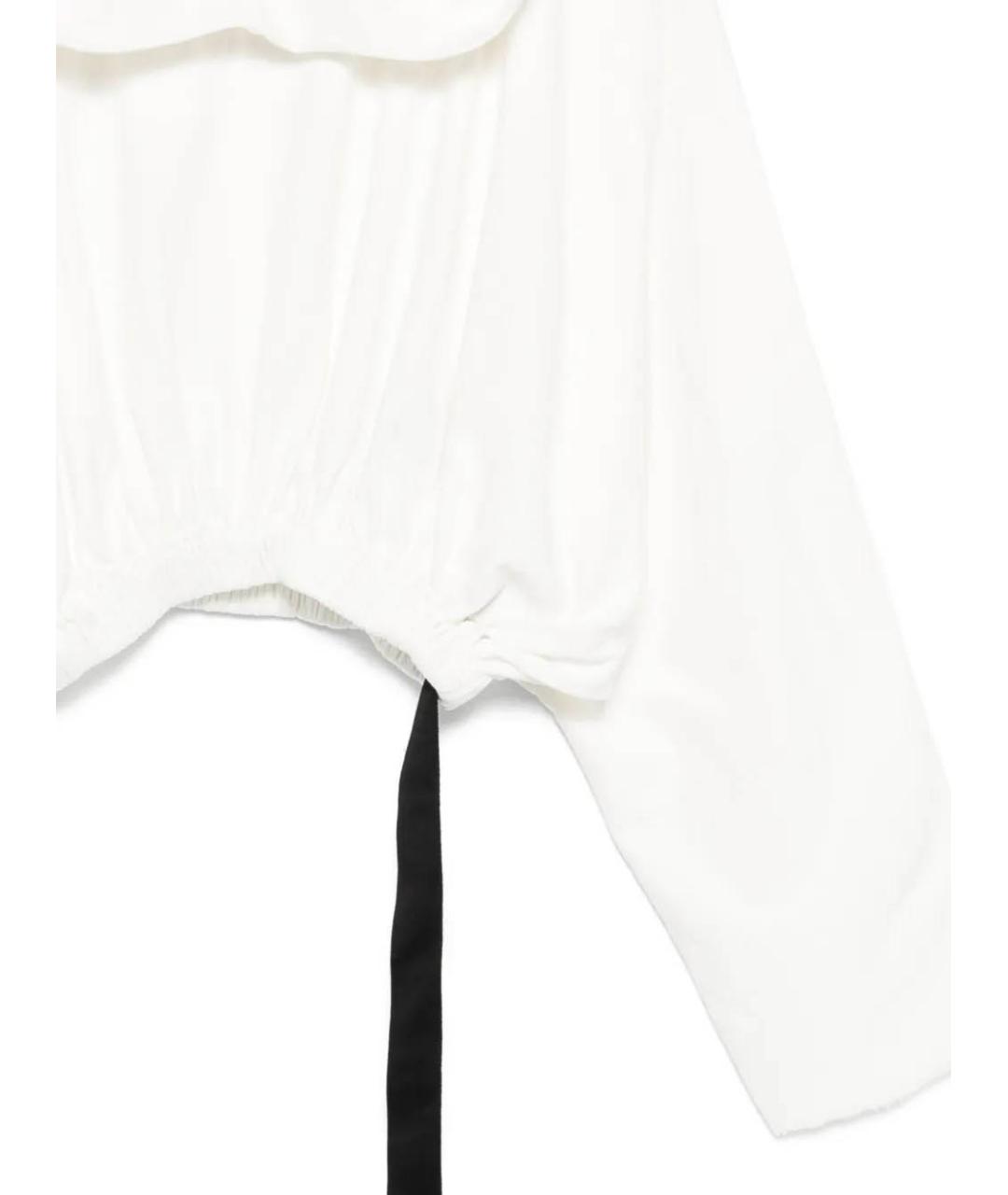 RICK OWENS DRKSHDW Белый хлопковый джемпер / свитер, фото 2