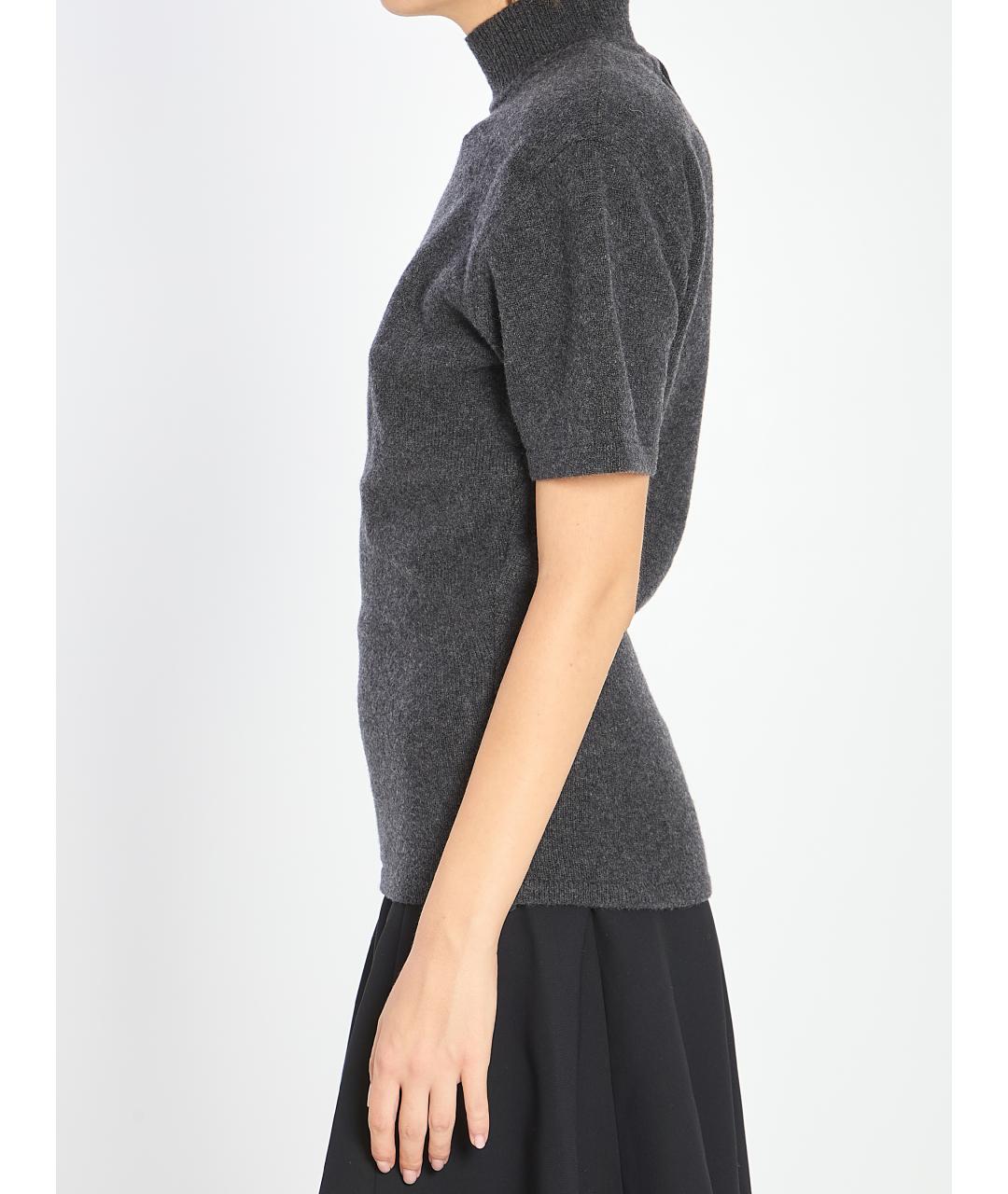 JACQUEMUS Серый кашемировый джемпер / свитер, фото 4