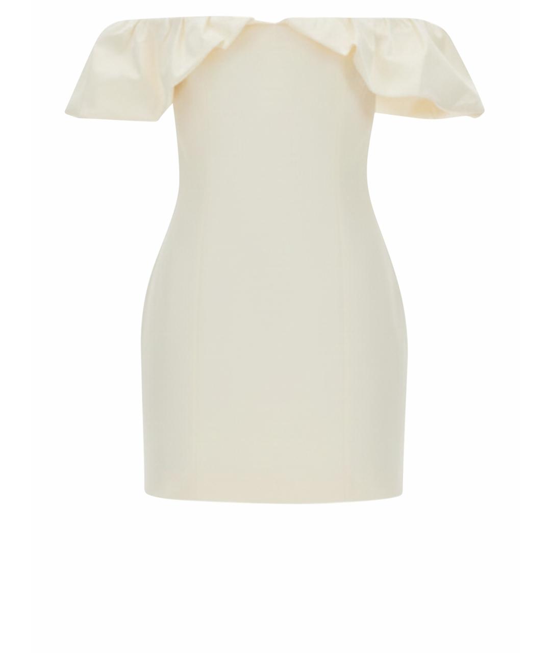 ROTATE Белое полиэстеровое вечернее платье, фото 1