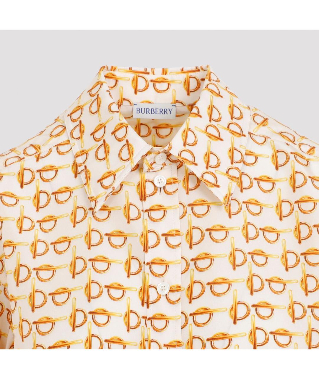 BURBERRY Мульти шелковая рубашка, фото 4