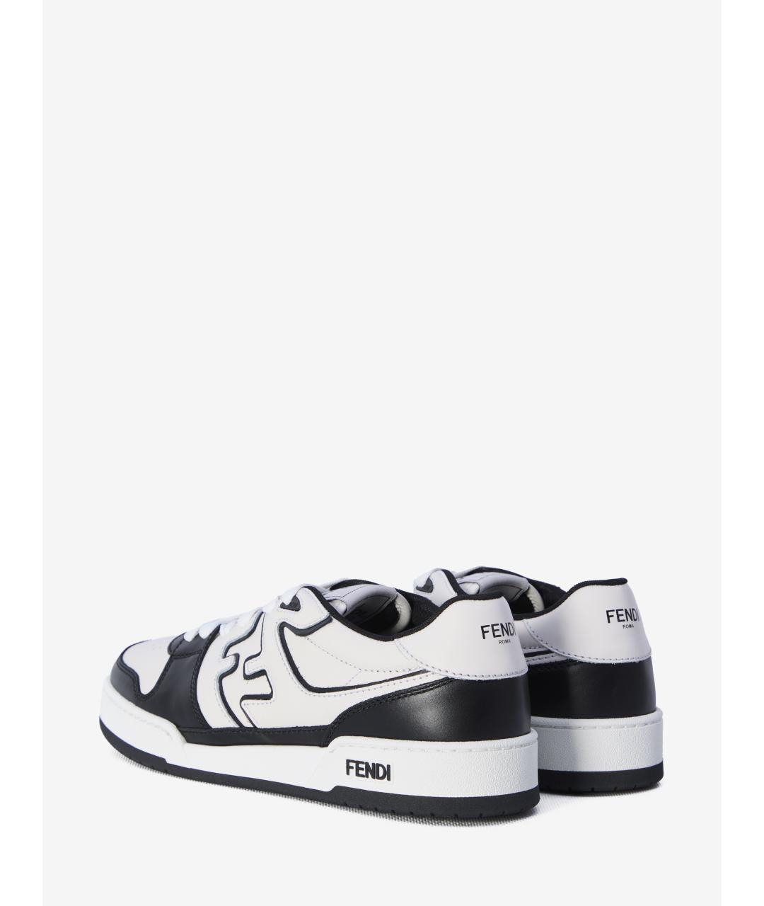 FENDI Мульти кожаные низкие кроссовки / кеды, фото 4