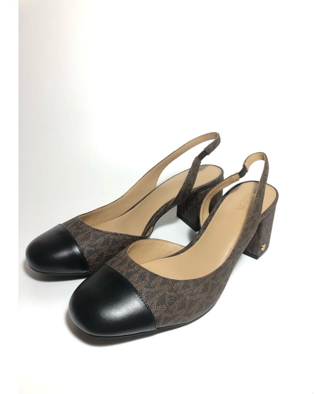 MICHAEL KORS Коричневые кожаные туфли, фото 3