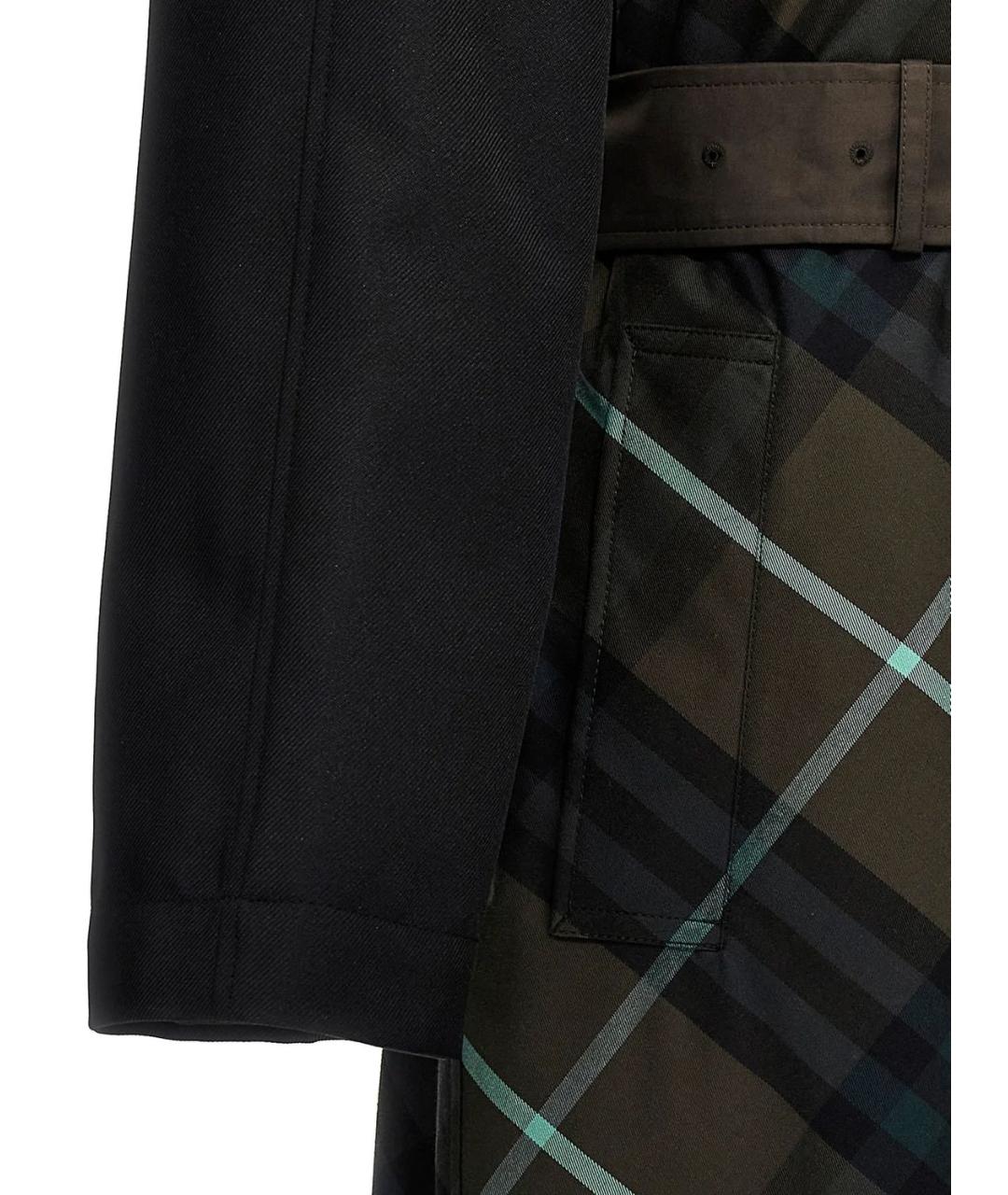 BURBERRY Мульти хлопковое пальто, фото 5