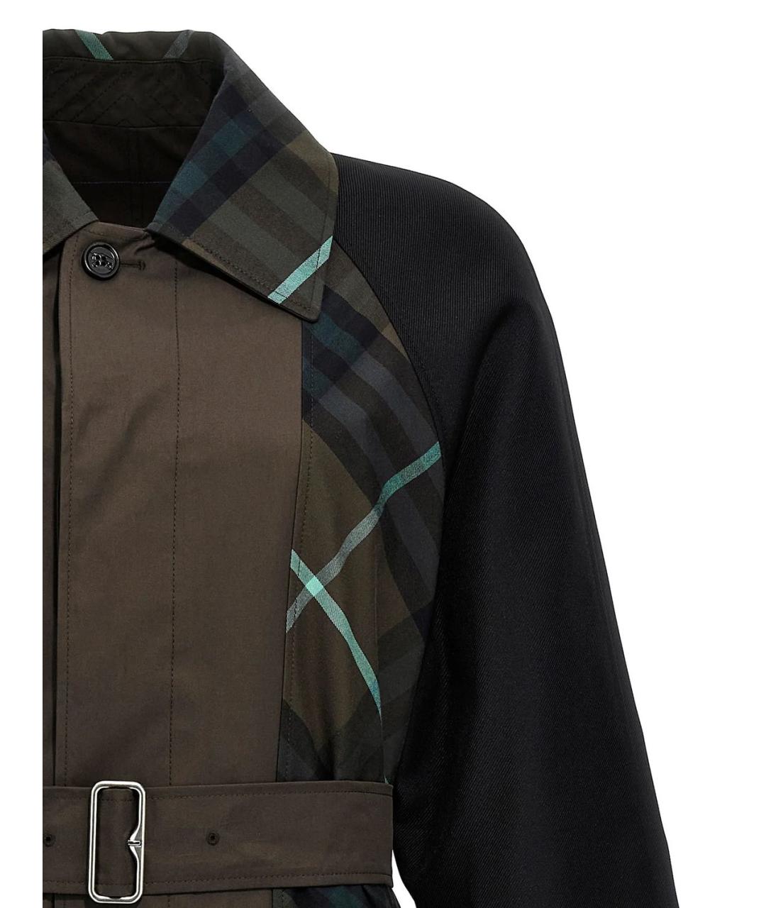 BURBERRY Мульти хлопковое пальто, фото 4