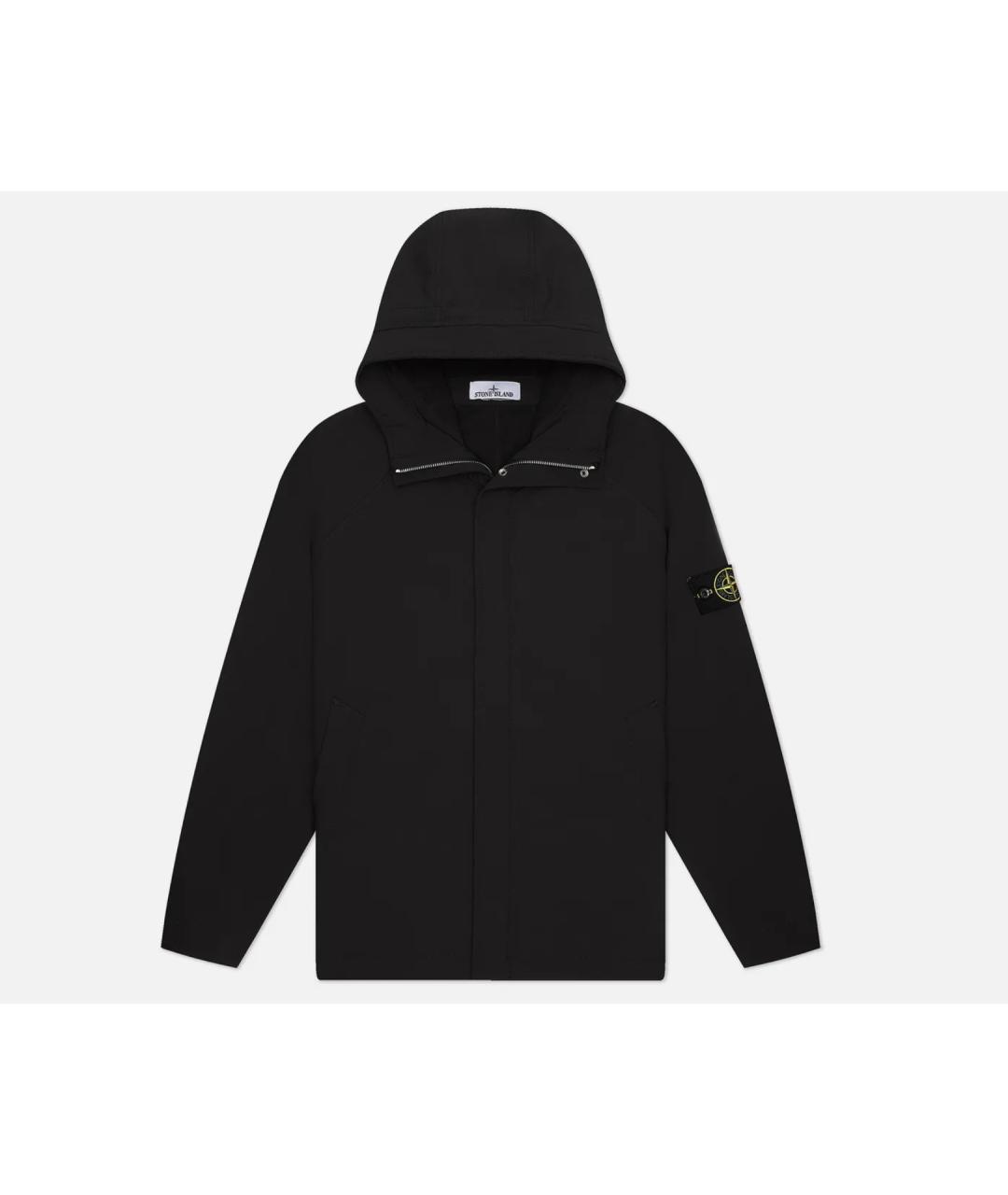 STONE ISLAND Черная полиэстеровая куртка, фото 7