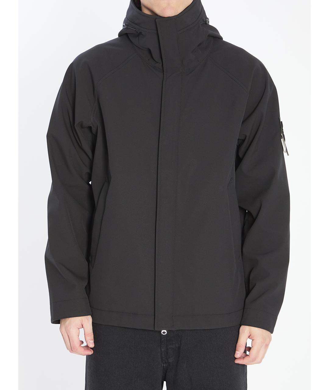 STONE ISLAND Черная полиэстеровая куртка, фото 2