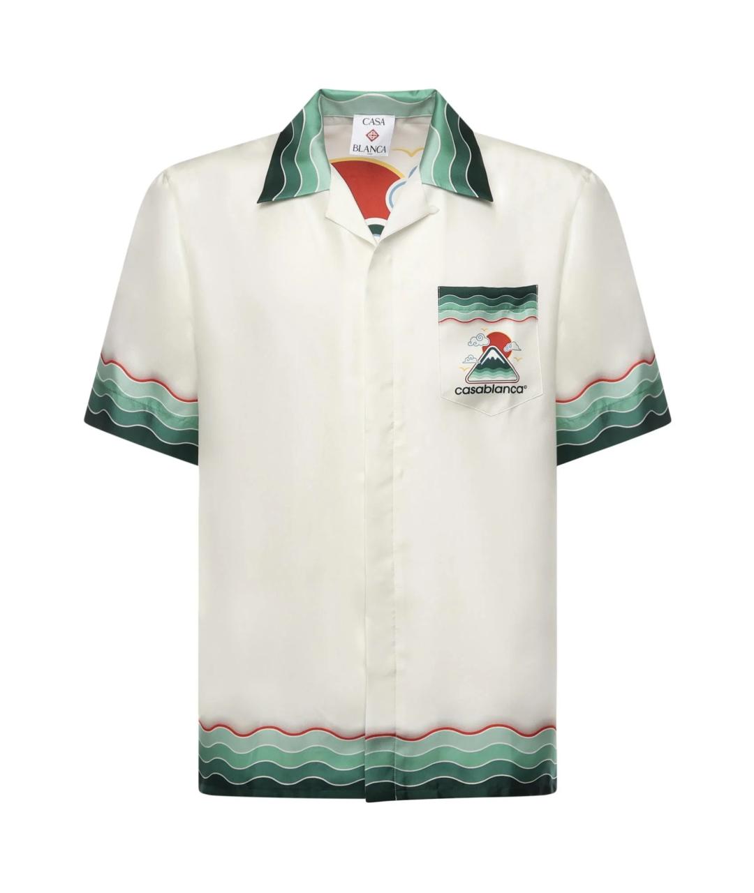 CASABLANCA Зеленая шелковая кэжуал рубашка, фото 1