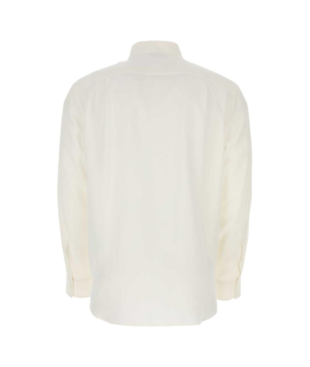 VALENTINO Белая шелковая кэжуал рубашка, фото 2