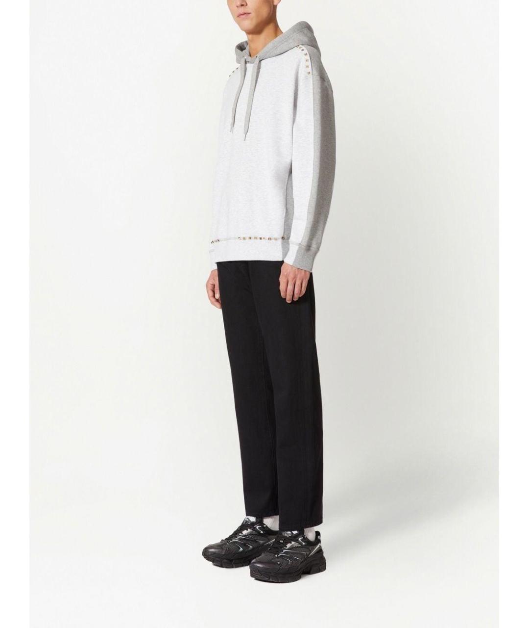 VALENTINO Черные хлопковые повседневные брюки, фото 2