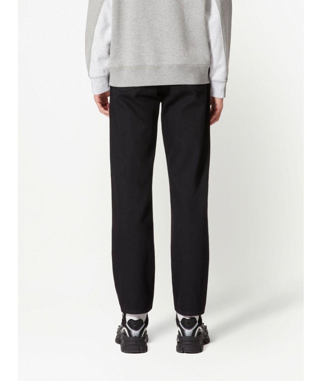 VALENTINO Черные хлопковые повседневные брюки, фото 4