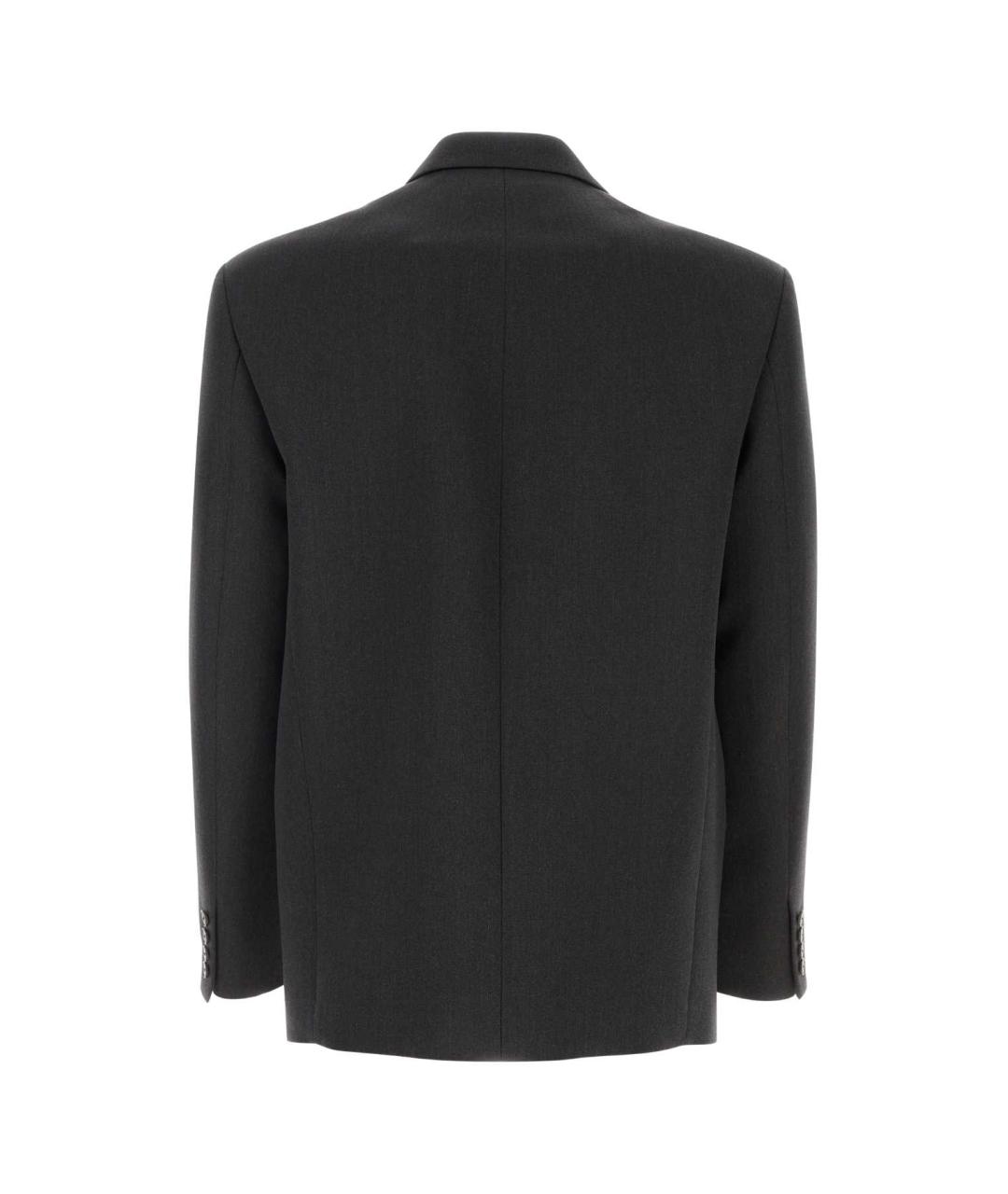 VALENTINO Серый шерстяной пиджак, фото 2