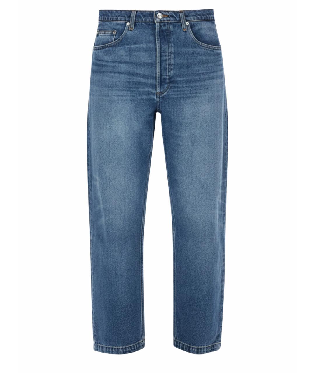 A.P.C. Синие хлопковые прямые джинсы, фото 1