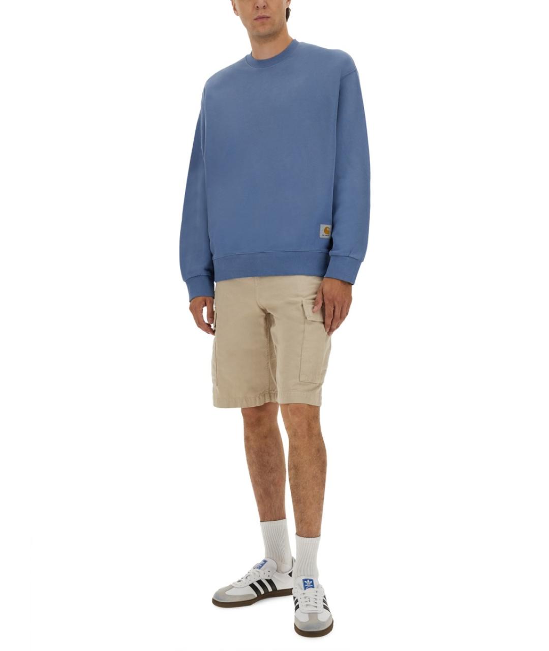 CARHARTT WIP Синий хлопковый джемпер / свитер, фото 2