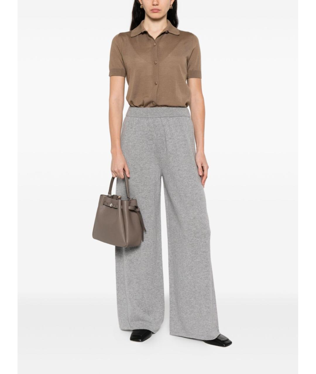 MAX MARA Коричневый шерстяной кардиган, фото 2