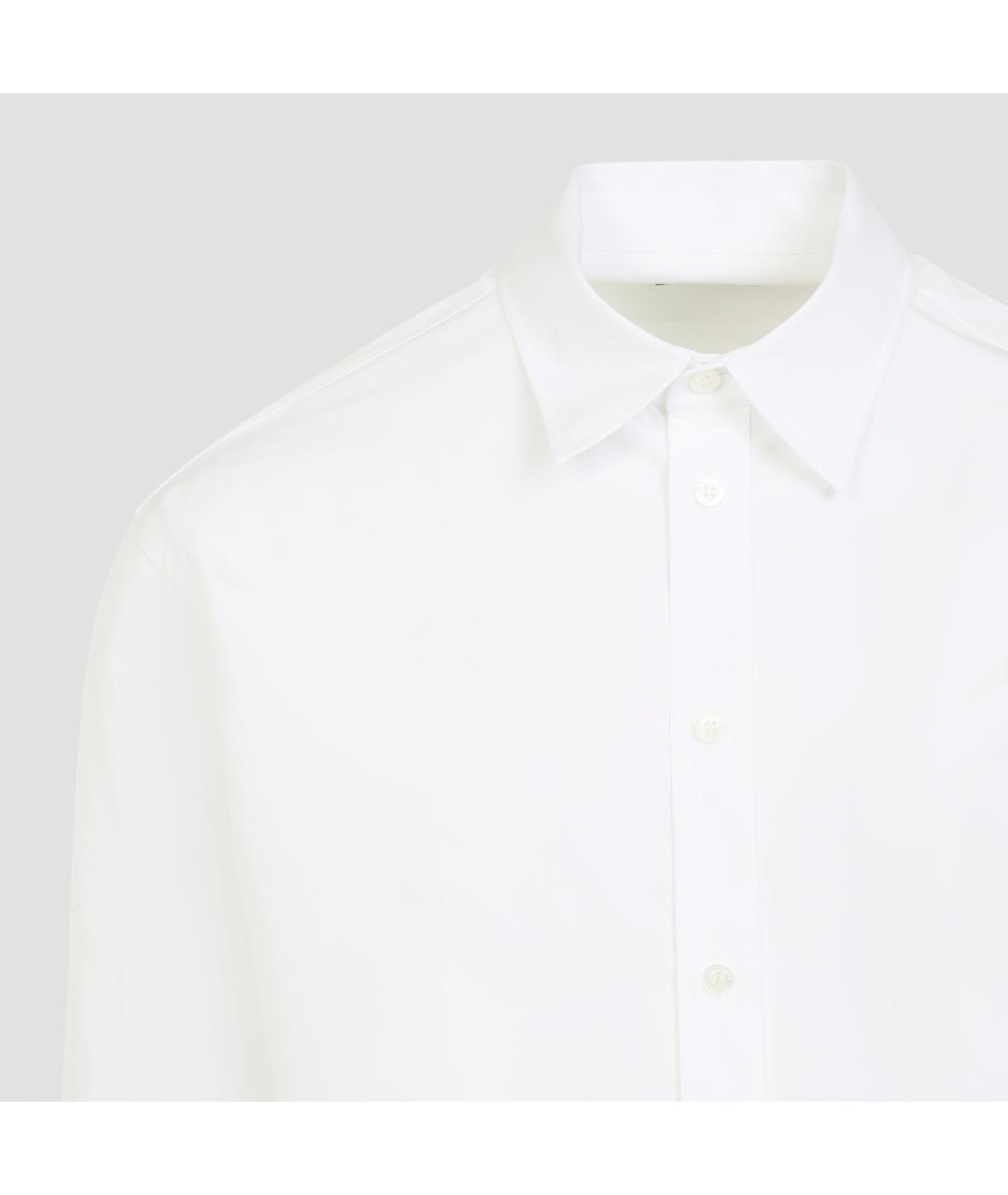 BALENCIAGA Белая хлопковая кэжуал рубашка, фото 3
