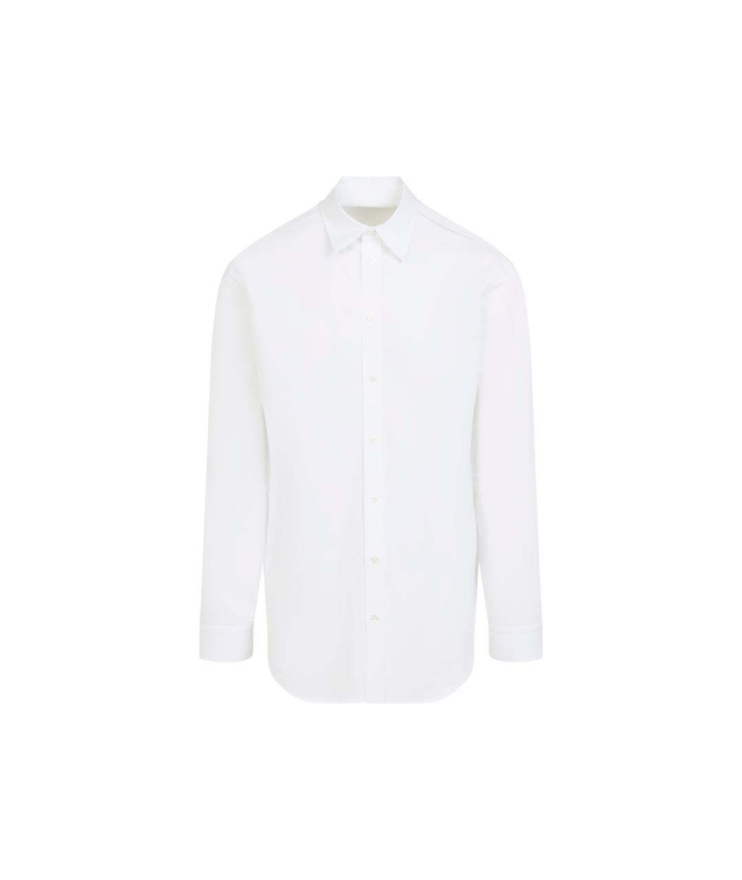 BALENCIAGA Белая хлопковая кэжуал рубашка, фото 1