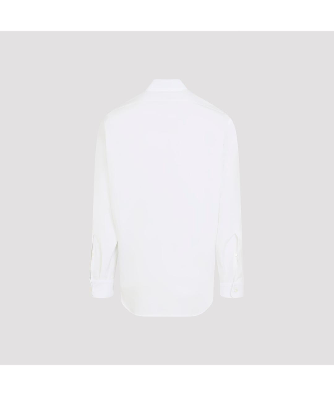 BALENCIAGA Белая хлопковая кэжуал рубашка, фото 2