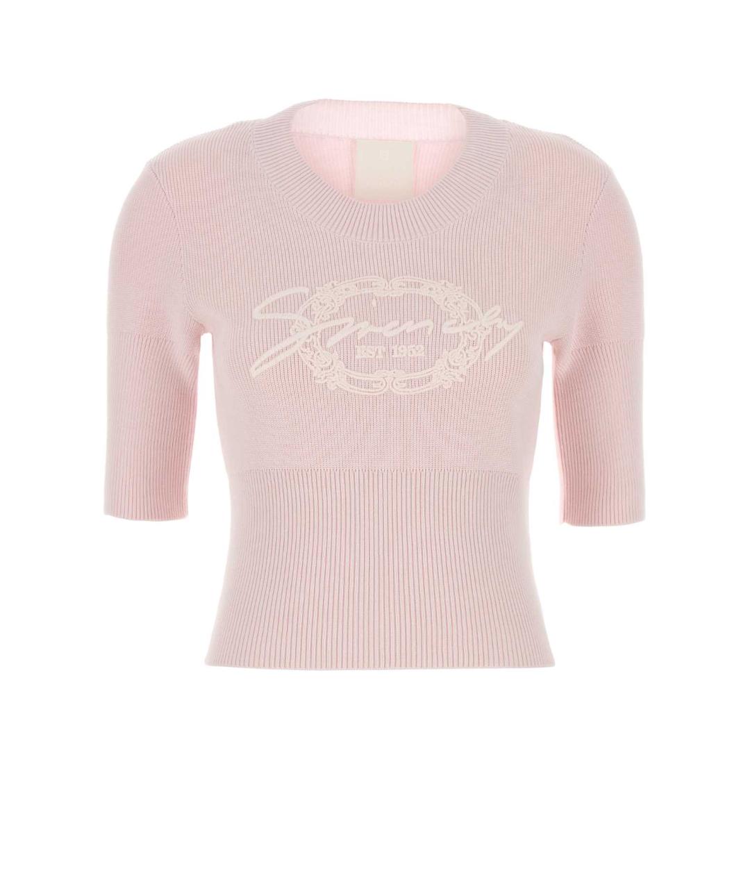 GIVENCHY Розовый хлопковый джемпер / свитер, фото 1