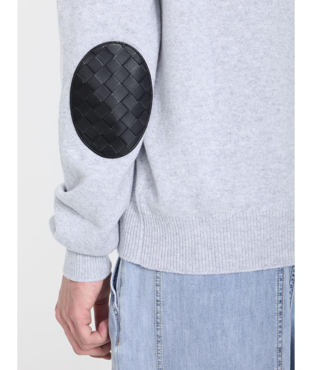 BOTTEGA VENETA Серый кашемировый джемпер / свитер, фото 4