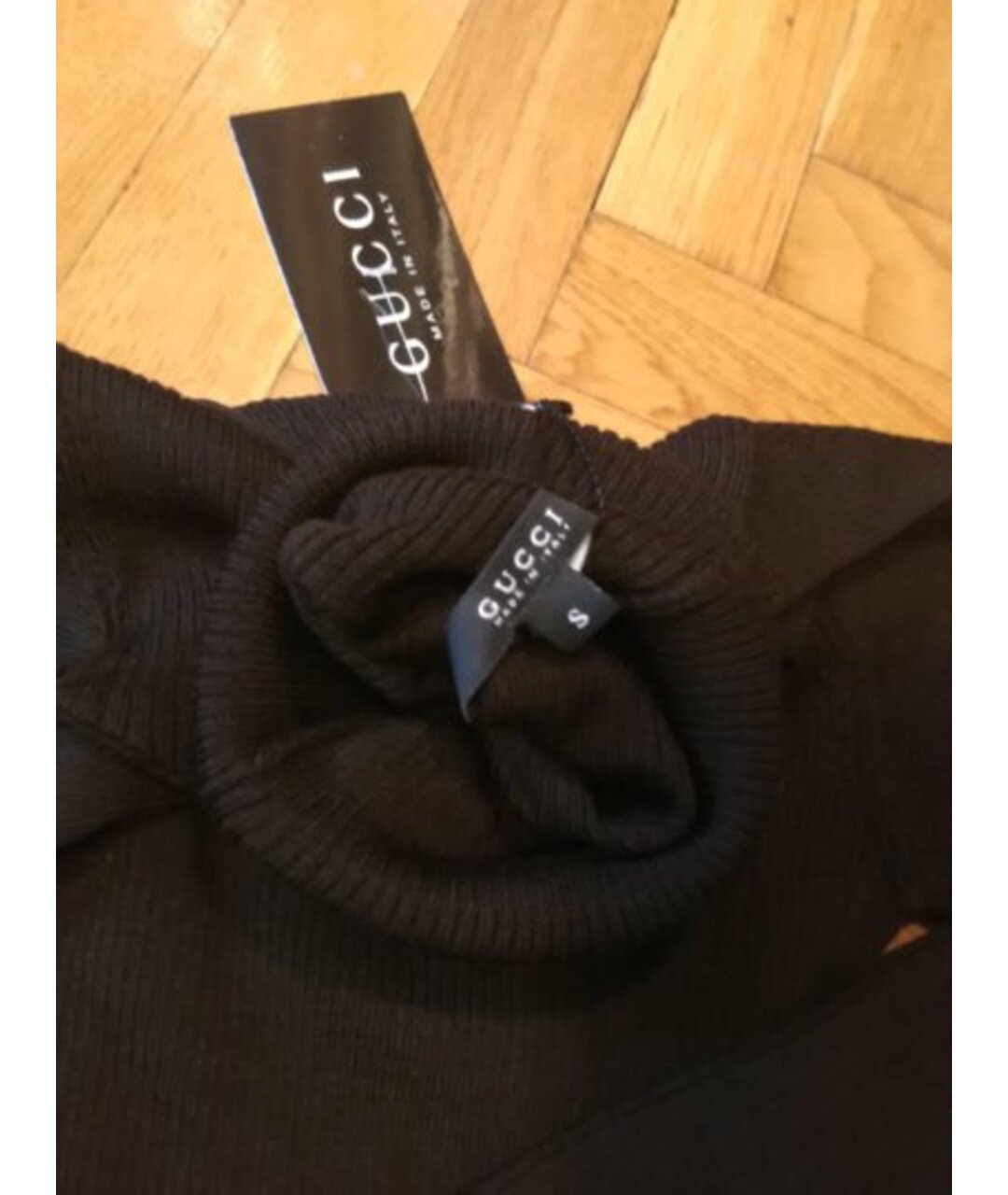 GUCCI Коричневая шерстяная водолазка, фото 5
