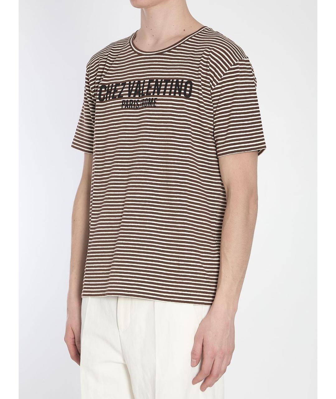 VALENTINO Мульти хлопковая футболка, фото 3