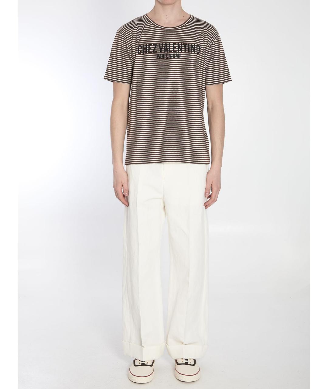 VALENTINO Мульти хлопковая футболка, фото 6