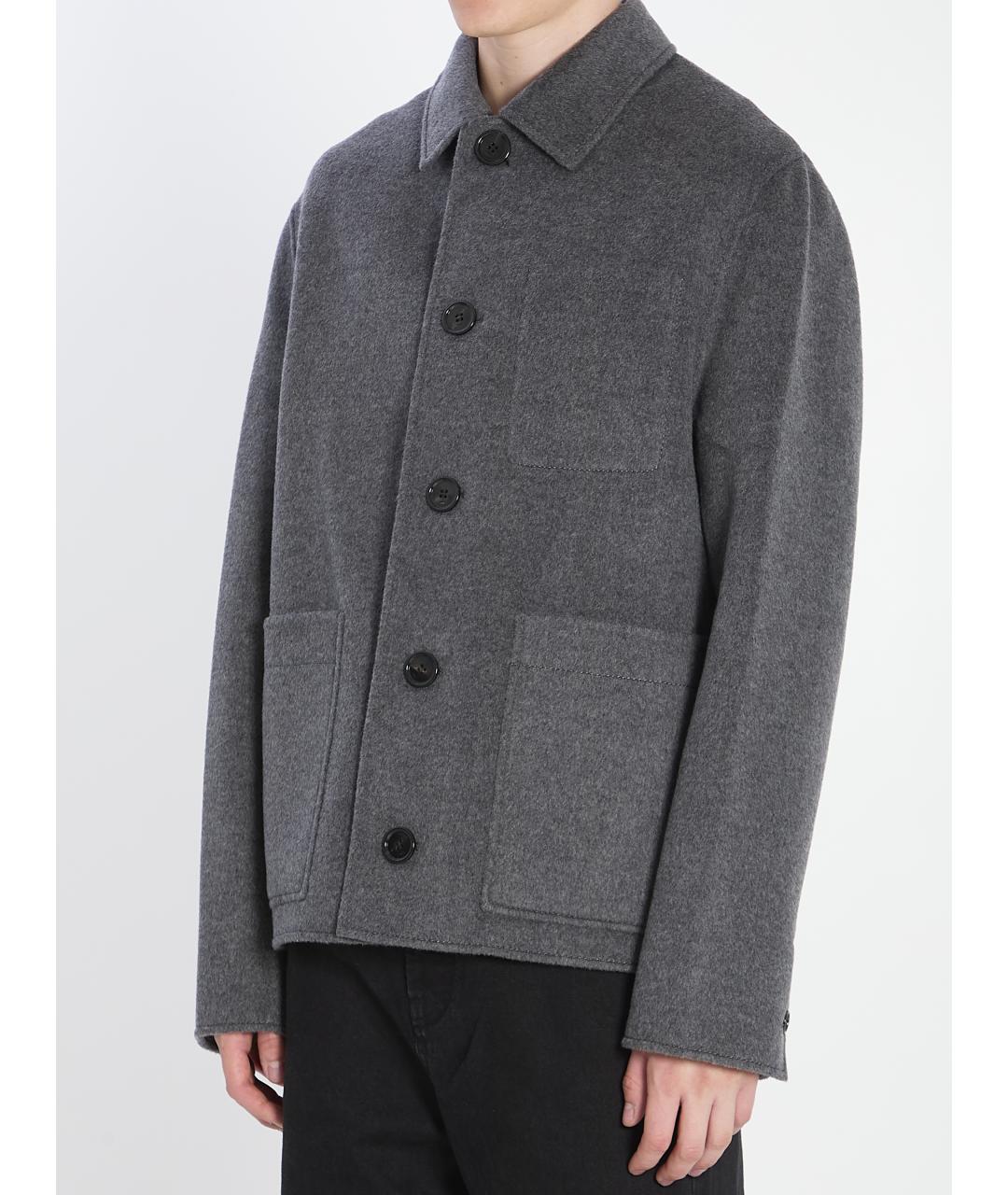 Ami Paris Серая шерстяная куртка, фото 3