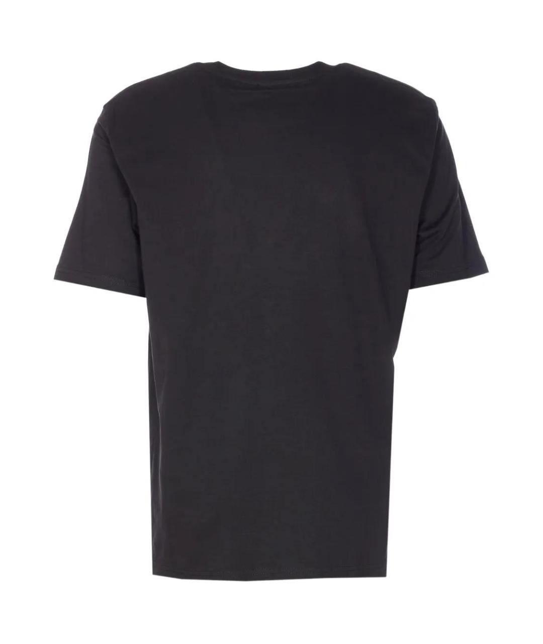 DIESEL Черная хлопковая футболка, фото 2