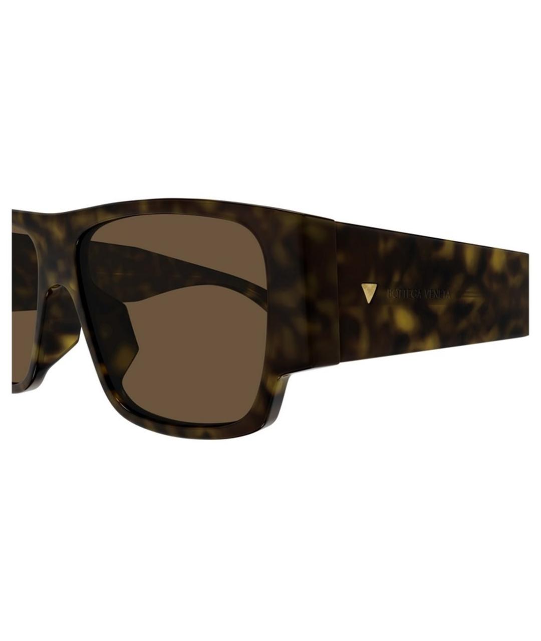 BOTTEGA VENETA Коричневые солнцезащитные очки, фото 3