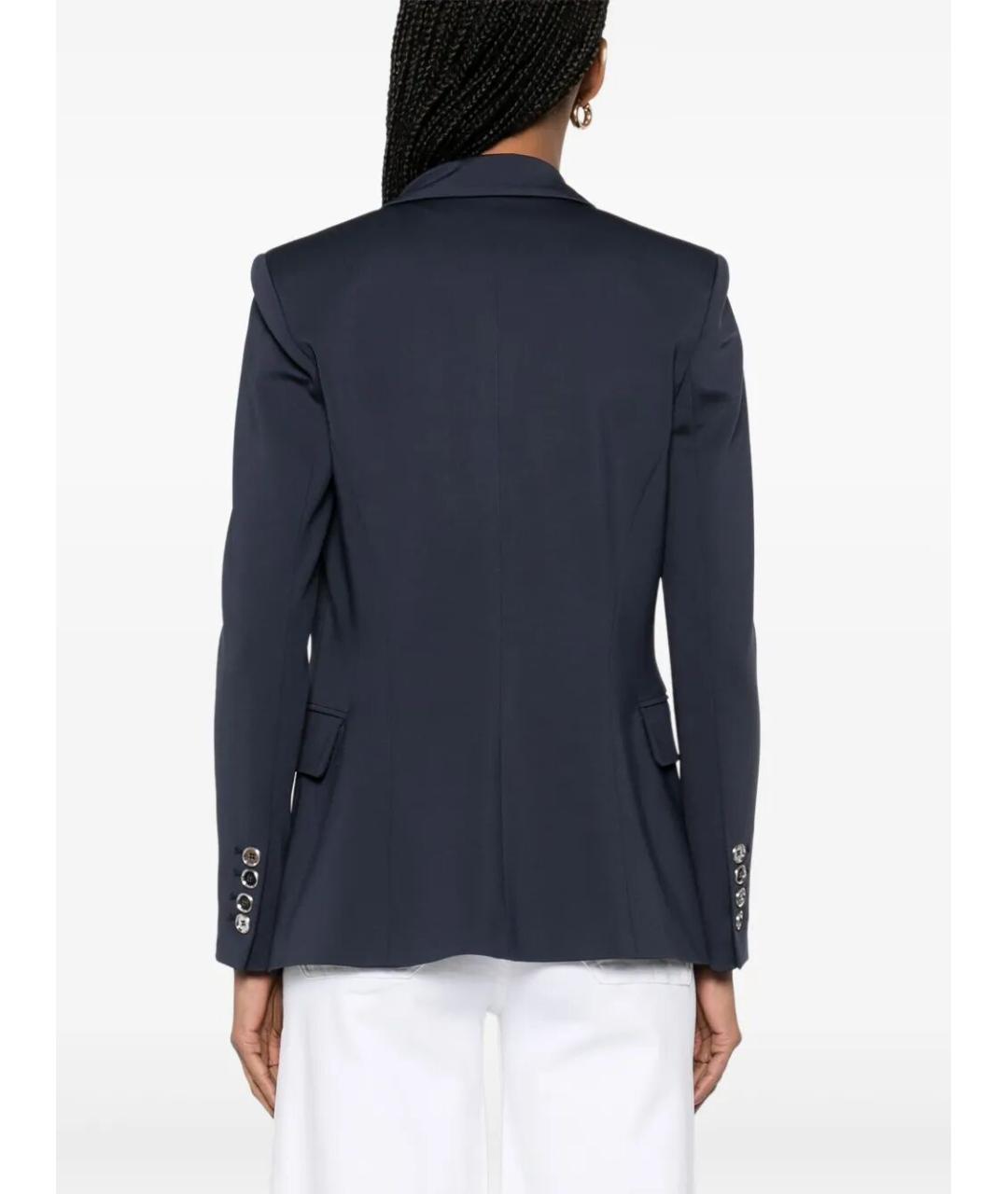 PINKO Синий полиэстеровый жакет/пиджак, фото 5