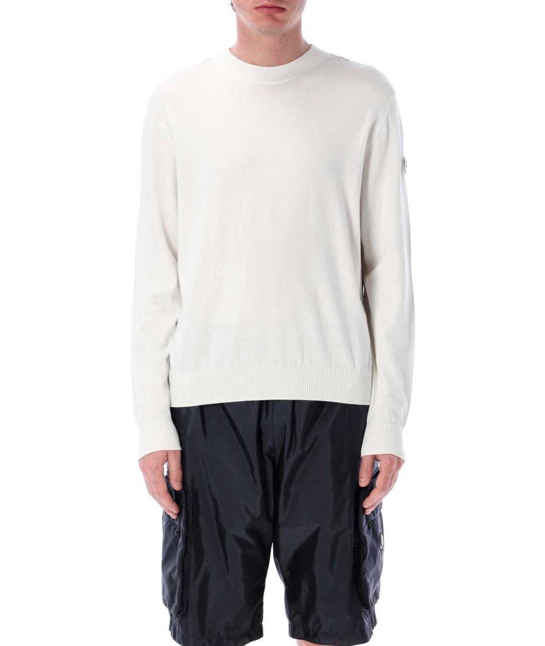 MONCLER Черный хлопковый джемпер / свитер, фото 2