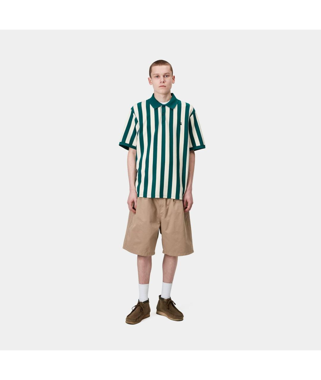 CARHARTT WIP Бежевые хлопковые шорты, фото 3