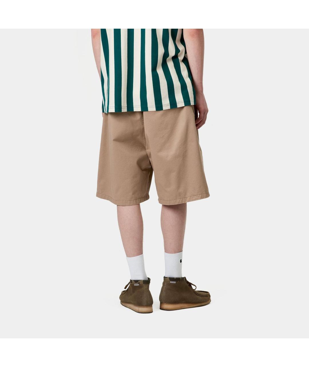 CARHARTT WIP Бежевые хлопковые шорты, фото 5