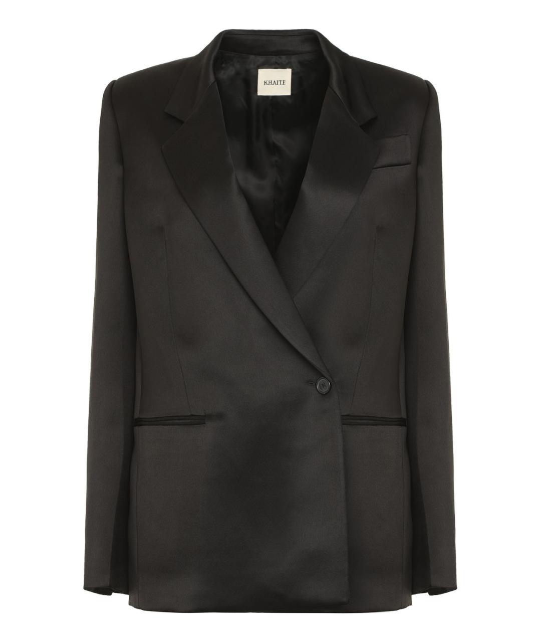 KHAITE Черный вискозный жакет/пиджак, фото 1
