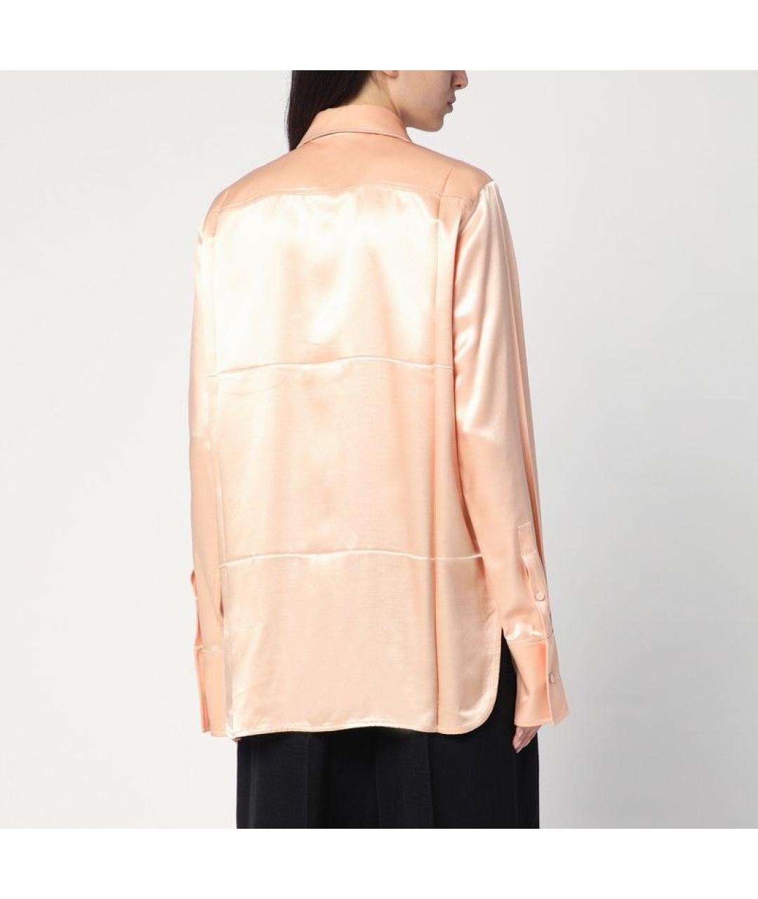 JIL SANDER Розовая вискозная рубашка, фото 2