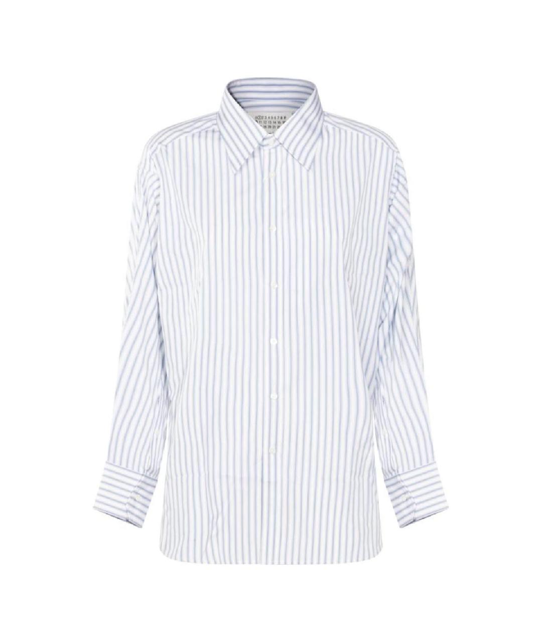 MAISON MARGIELA Голубая хлопковая рубашка, фото 1