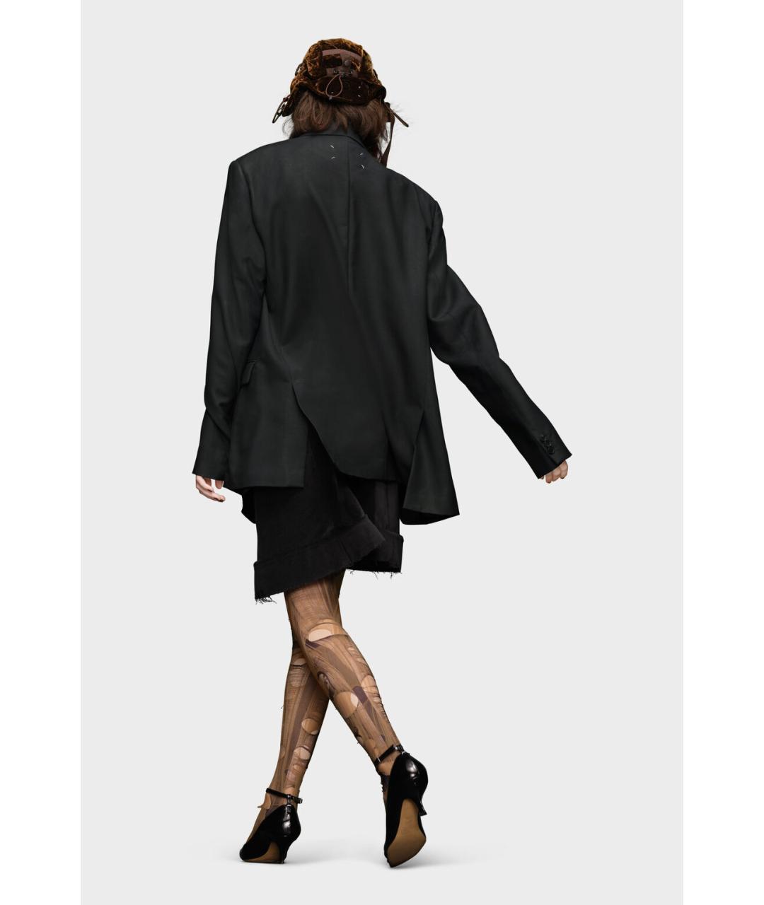 MAISON MARGIELA Черная шерстяная куртка, фото 4