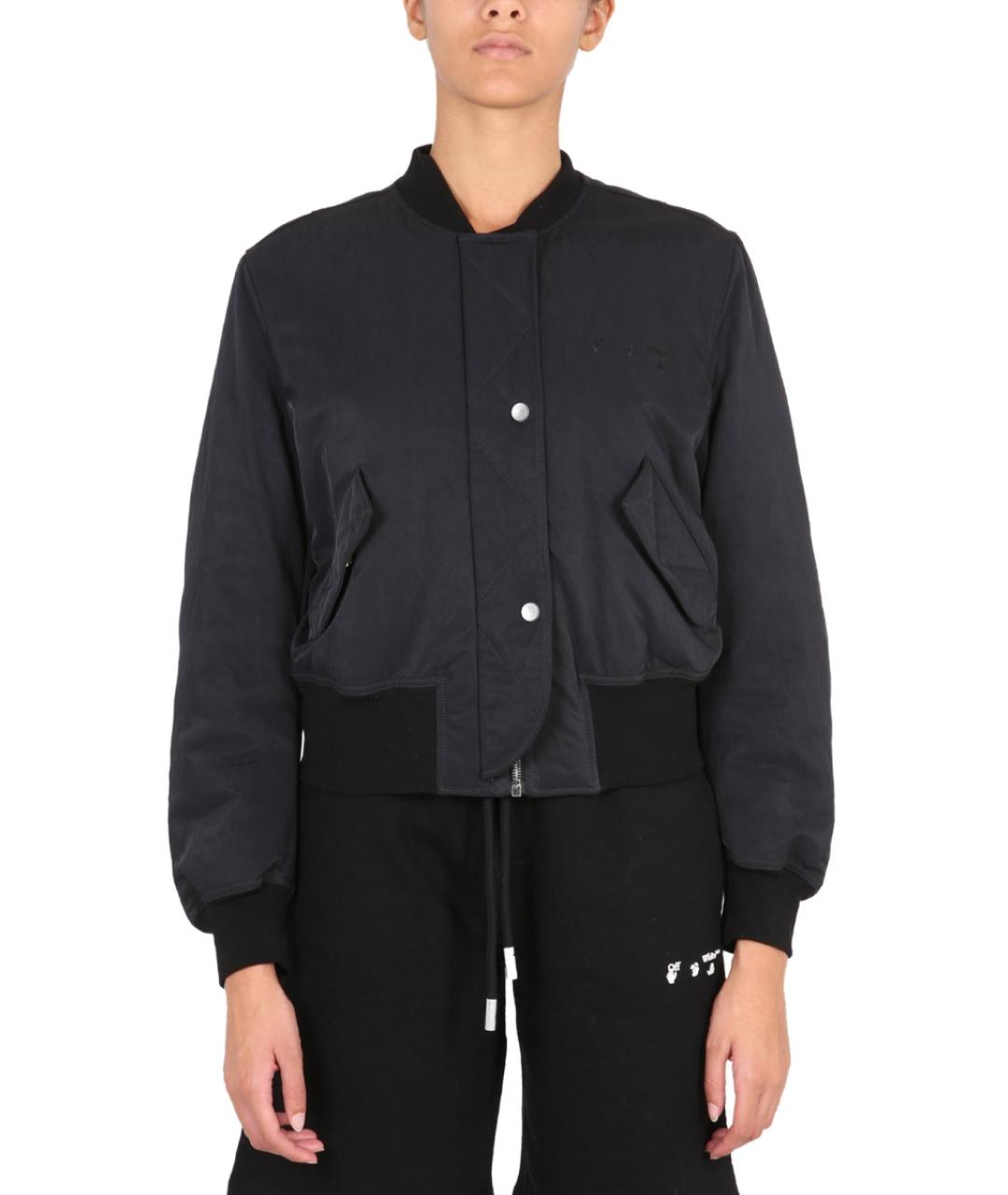 OFF-WHITE Черная полиамидовая куртка, фото 2