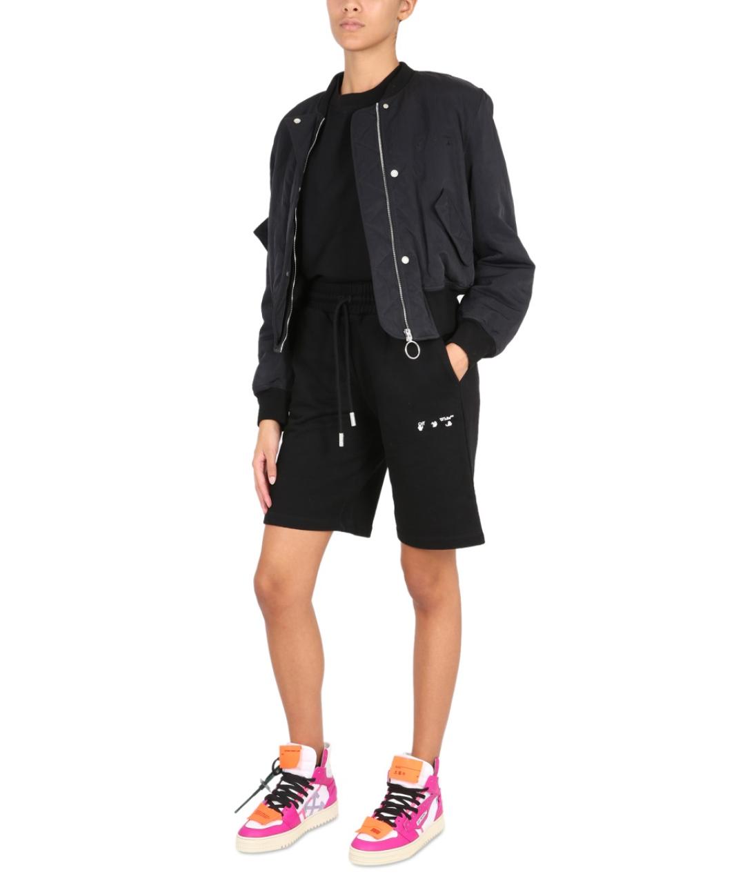 OFF-WHITE Черная полиамидовая куртка, фото 3